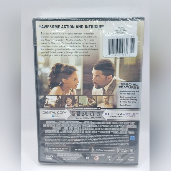 ⭐️5/$25 Alex Cross (DVD, 2012) Tyler Perry - Matthew Fox - Picture 2 of 5
